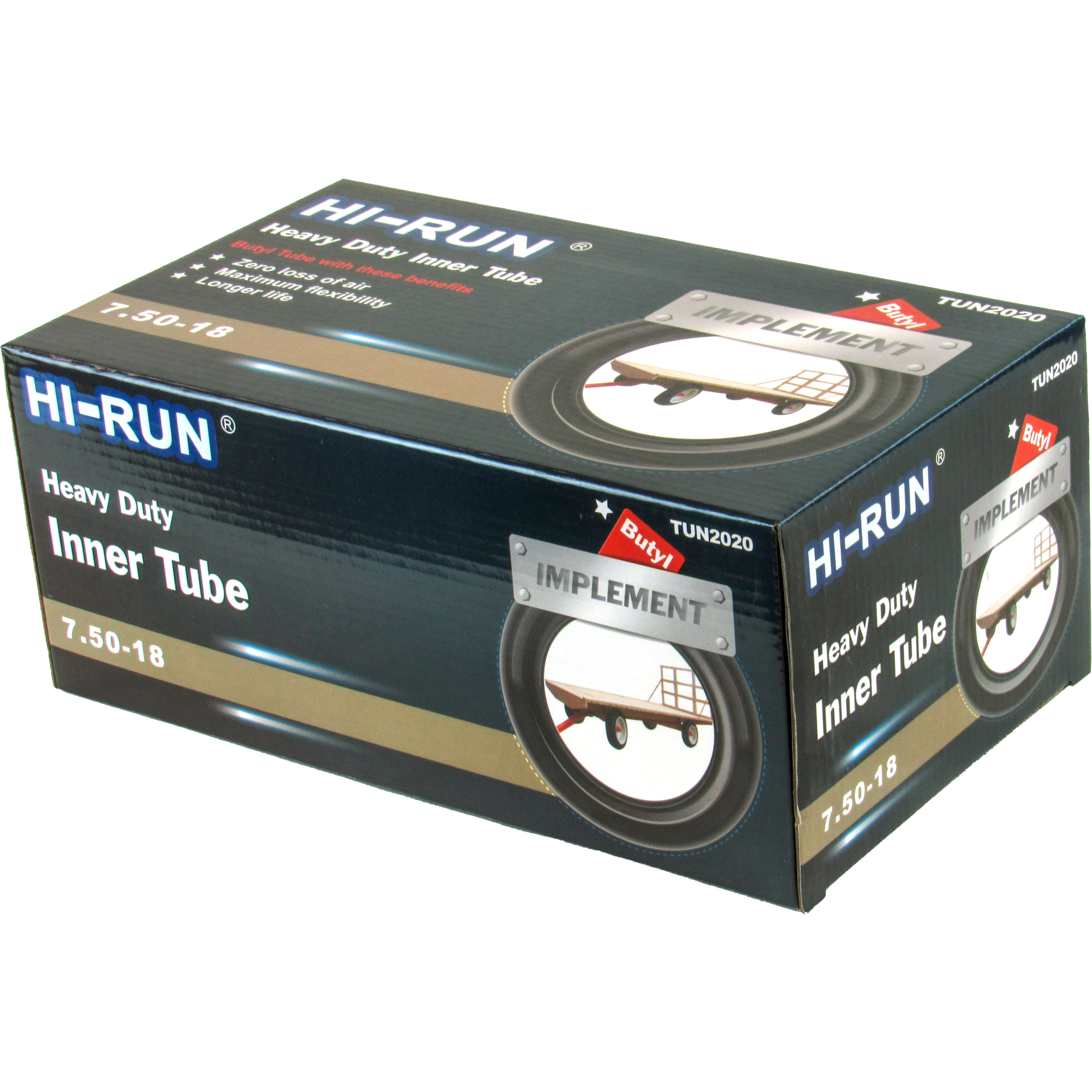 HI-RUN, Tube 7.50-18 (TR15) Float Implement, Fits Rim Size 18 in, Included (qty.) 1 Model# TUN2020